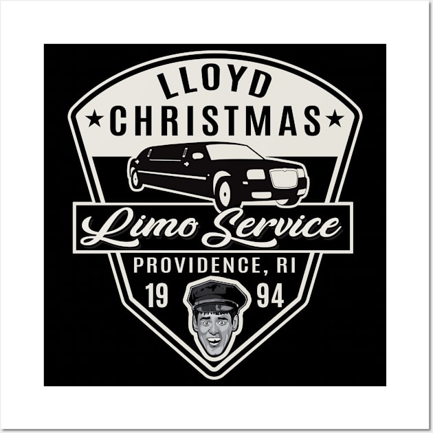 Lloyd Christmas Limo Service Dks Wall Art by Alema Art